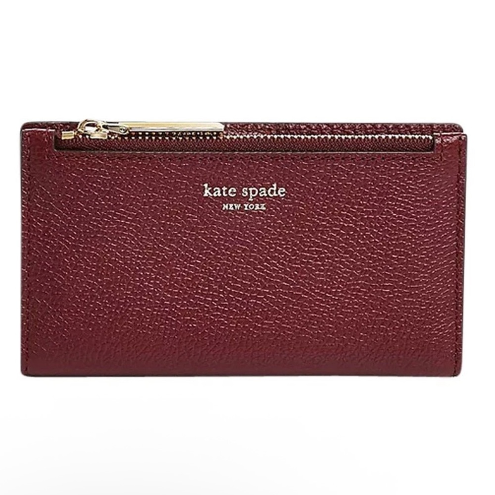 Kate Spade Maroon Leather Pouch